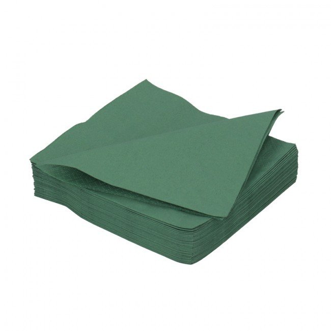 Duni donker groen 2lg 33 x 33cm 125cm Duni donker groen 2lg 33 x 33cm 125cm