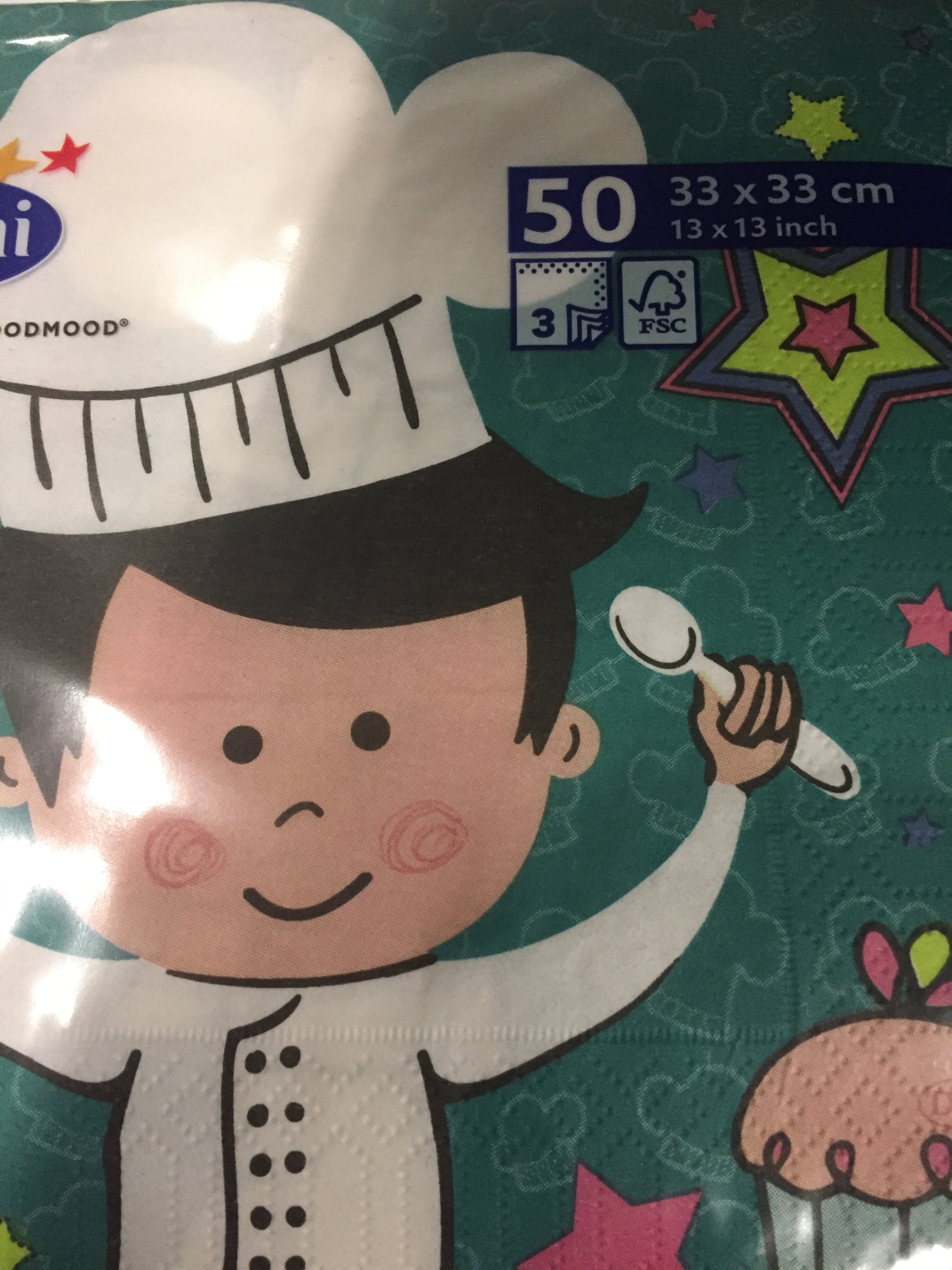 Duni servetten kids 3lg 33 x 33cm 50st Duni servetten kids 3lg 33 x 33cm 50st
