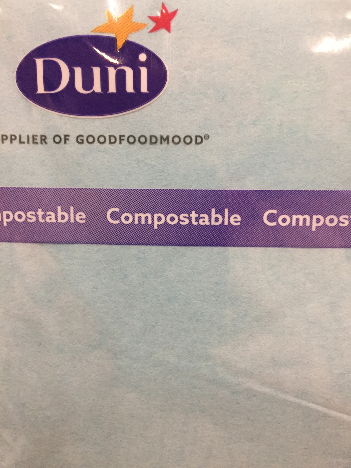 Duni mint blauw 2lg 33 x 33cm 125st Duni mint blauw 2lg 33 x 33cm 125st