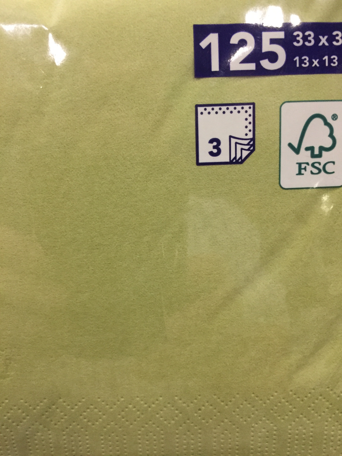 Duni servetten avocado servetten 3 lg 33 x 33cm 125st Duni servetten avocado servetten 3 lg 33 x 33cm 125st