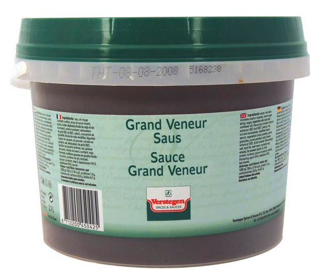 Grand veneur saus 2.7l verstegen Grand veneur saus 2.7l verstegen