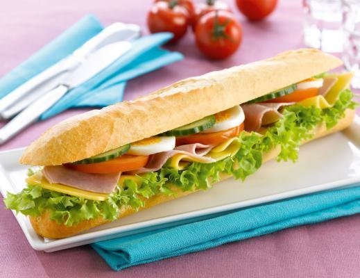 Half stokbrood wit 27cm 1547 40x170g Half stokbrood wit 27cm 1547 40x170g