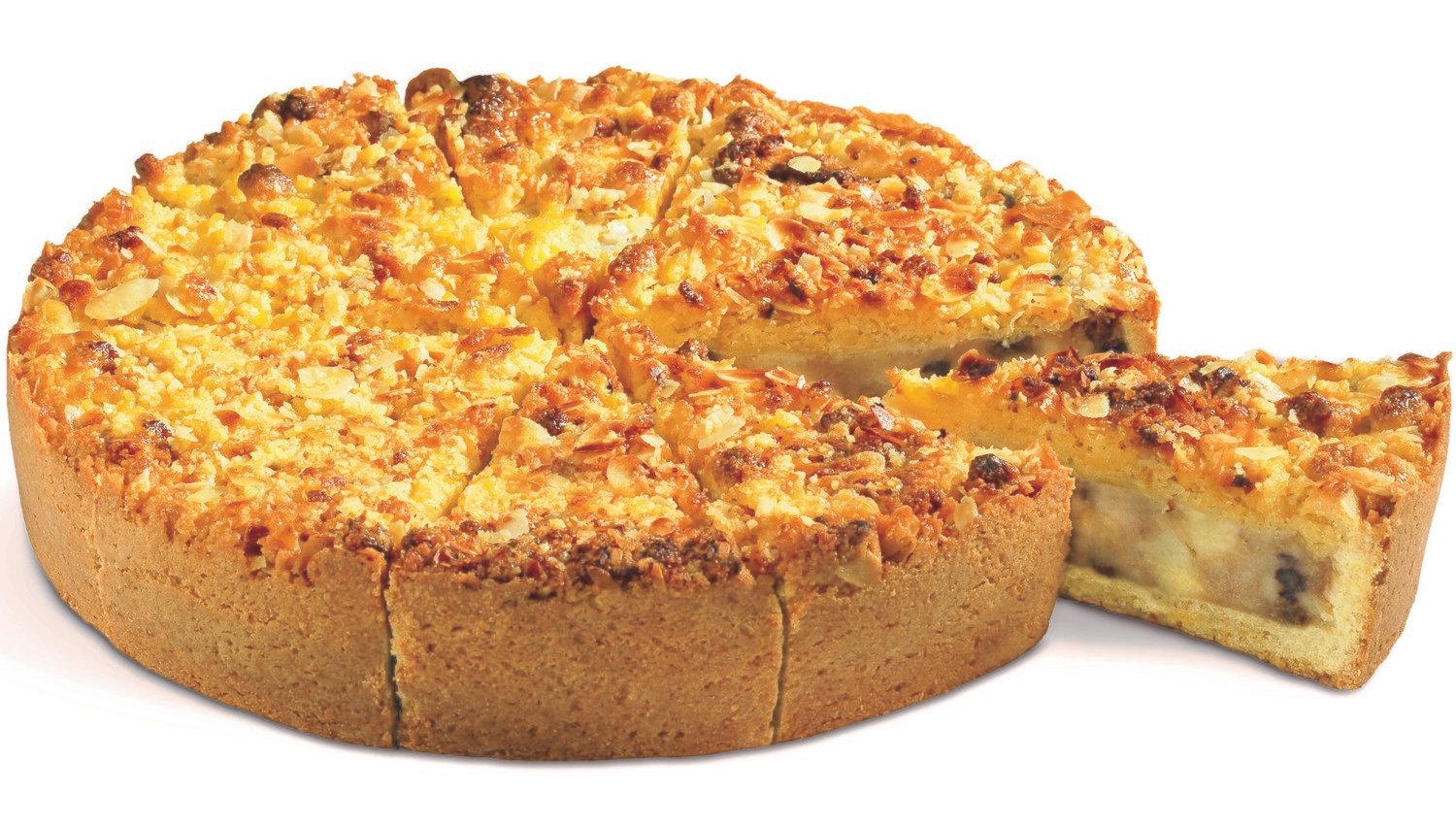 Bourgondische appeltaart 10 punt 1800 gr Bourgondische appeltaart 10 punt 1800 gr