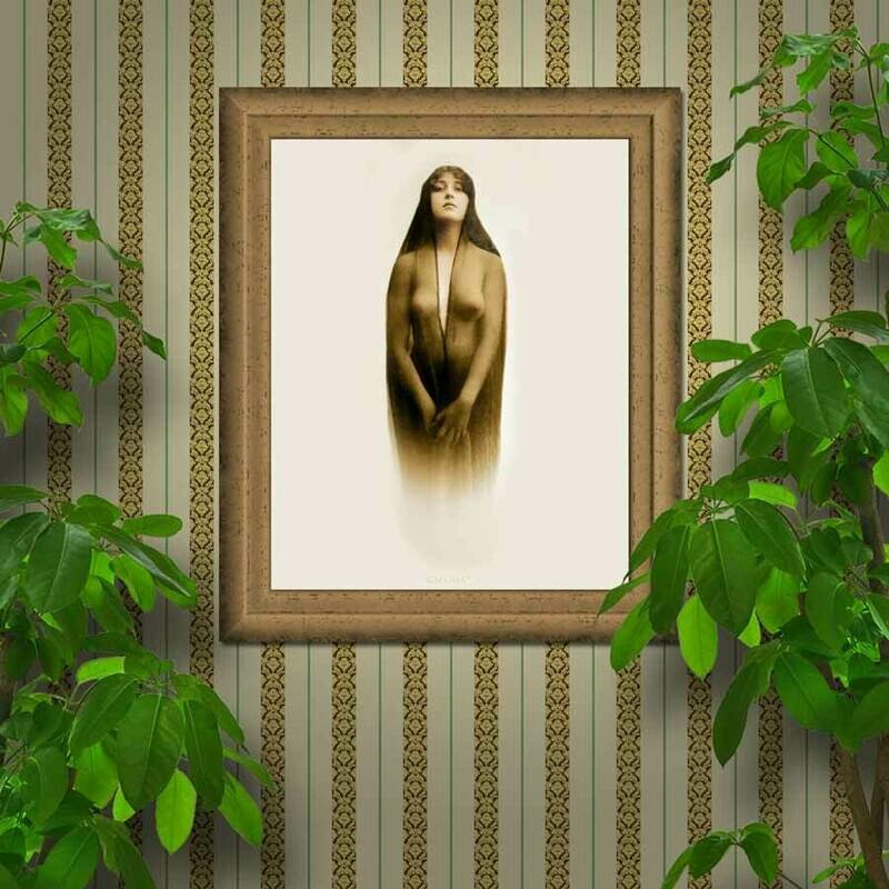 KALOMA - colorized photo print - Some say is Josephine Earp - Wyatt Earp's Wife