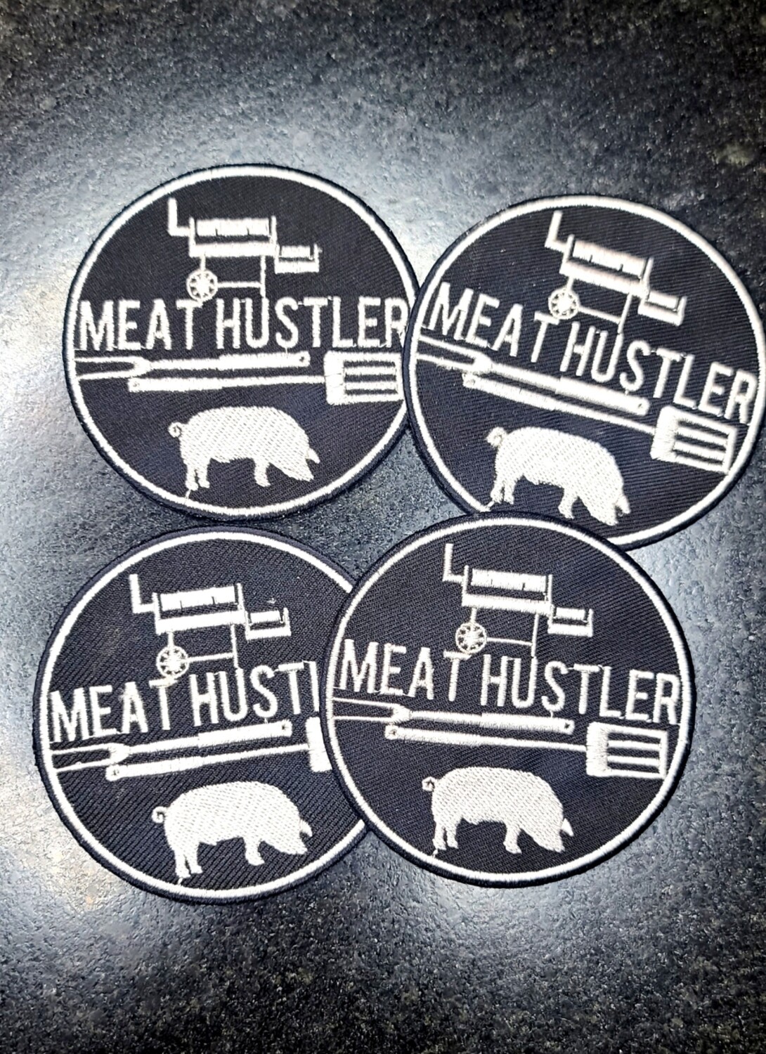 Meat Hustler Nation Iron on patch