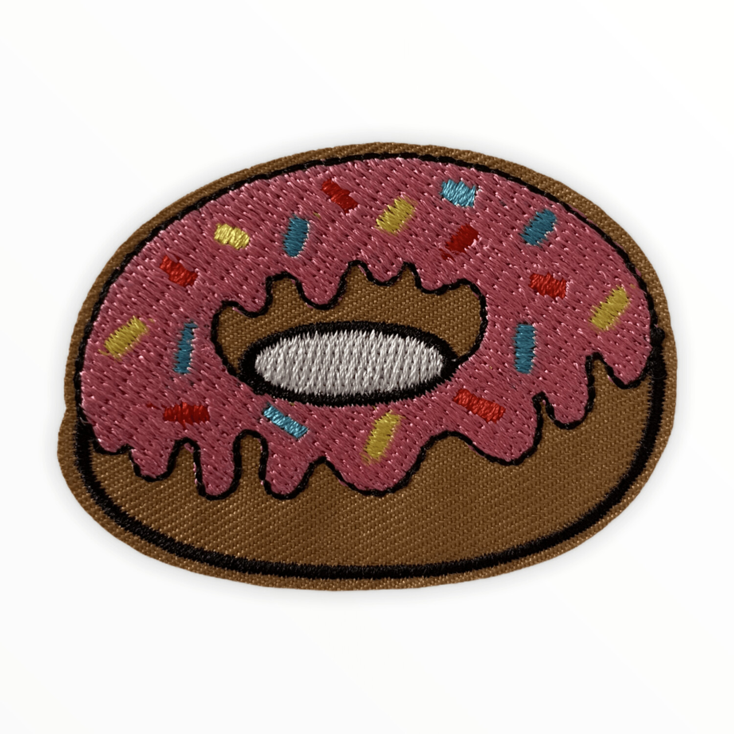 Donut roze glazuur strijkapplicatie
