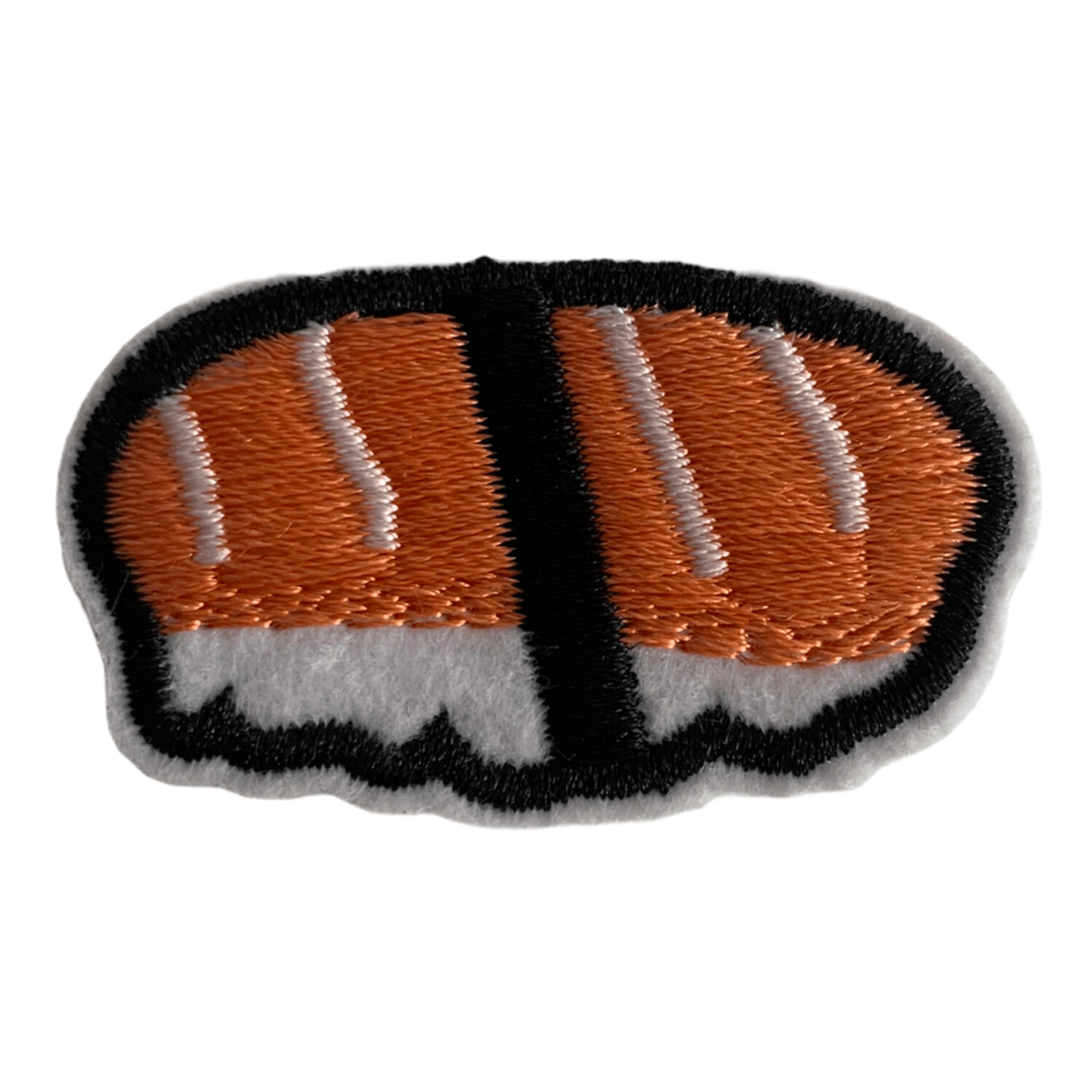 Sushi strijkapplicatie oranje