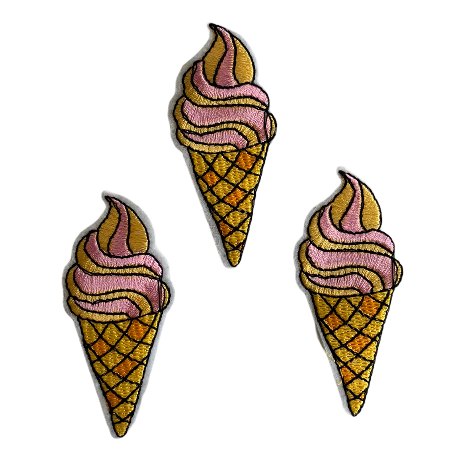 Vanille Aarbei ijs applicatie