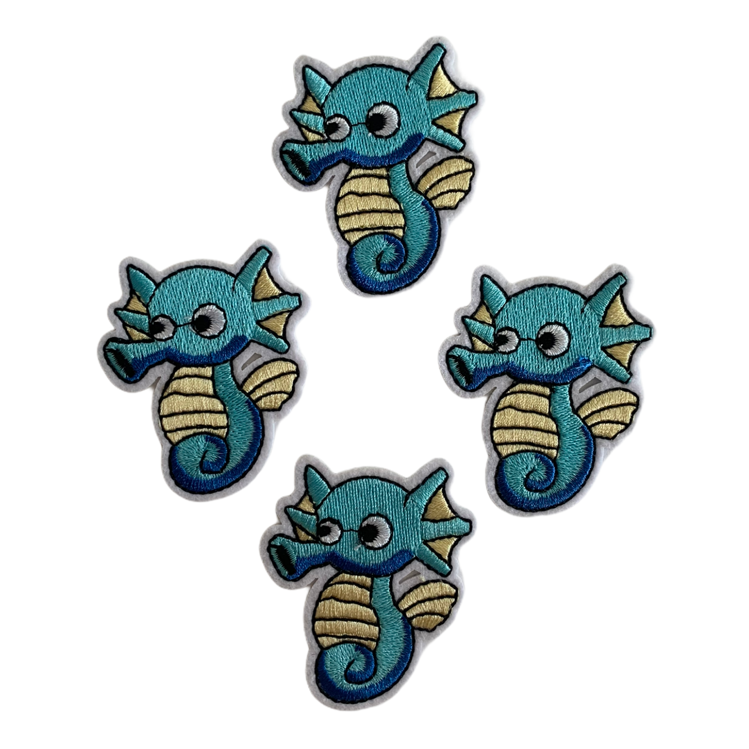 Zeepaard blauw applicatie