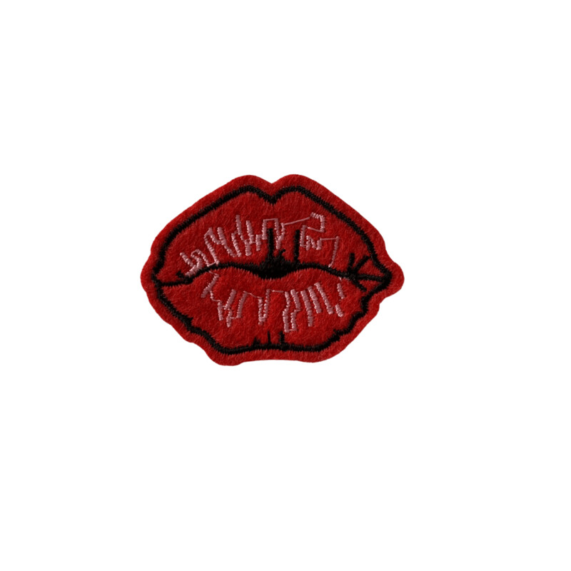 Lippen kus strijkapplicatie