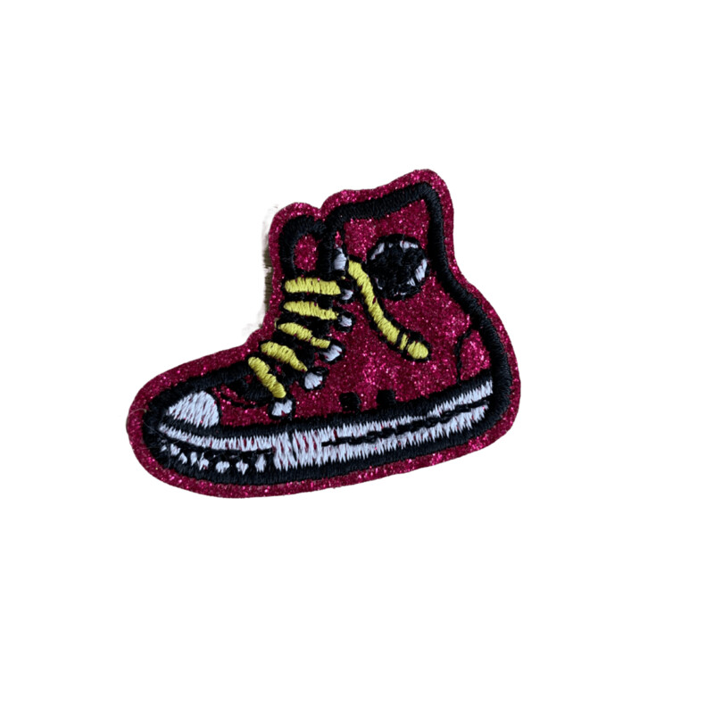 Schoen All Stars glitter strijkapplicatie