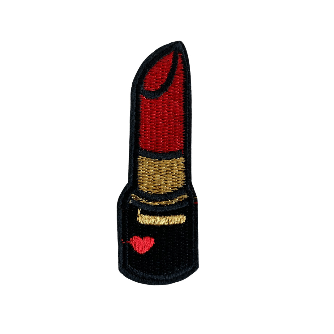Lippenstift rood strijkapplicatie