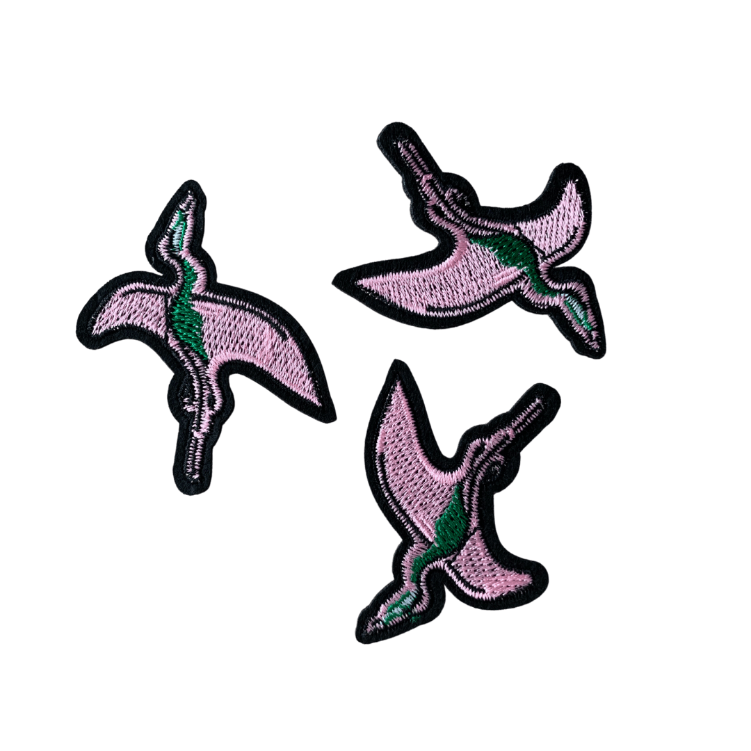 Dino vliegend strijkapplicatie