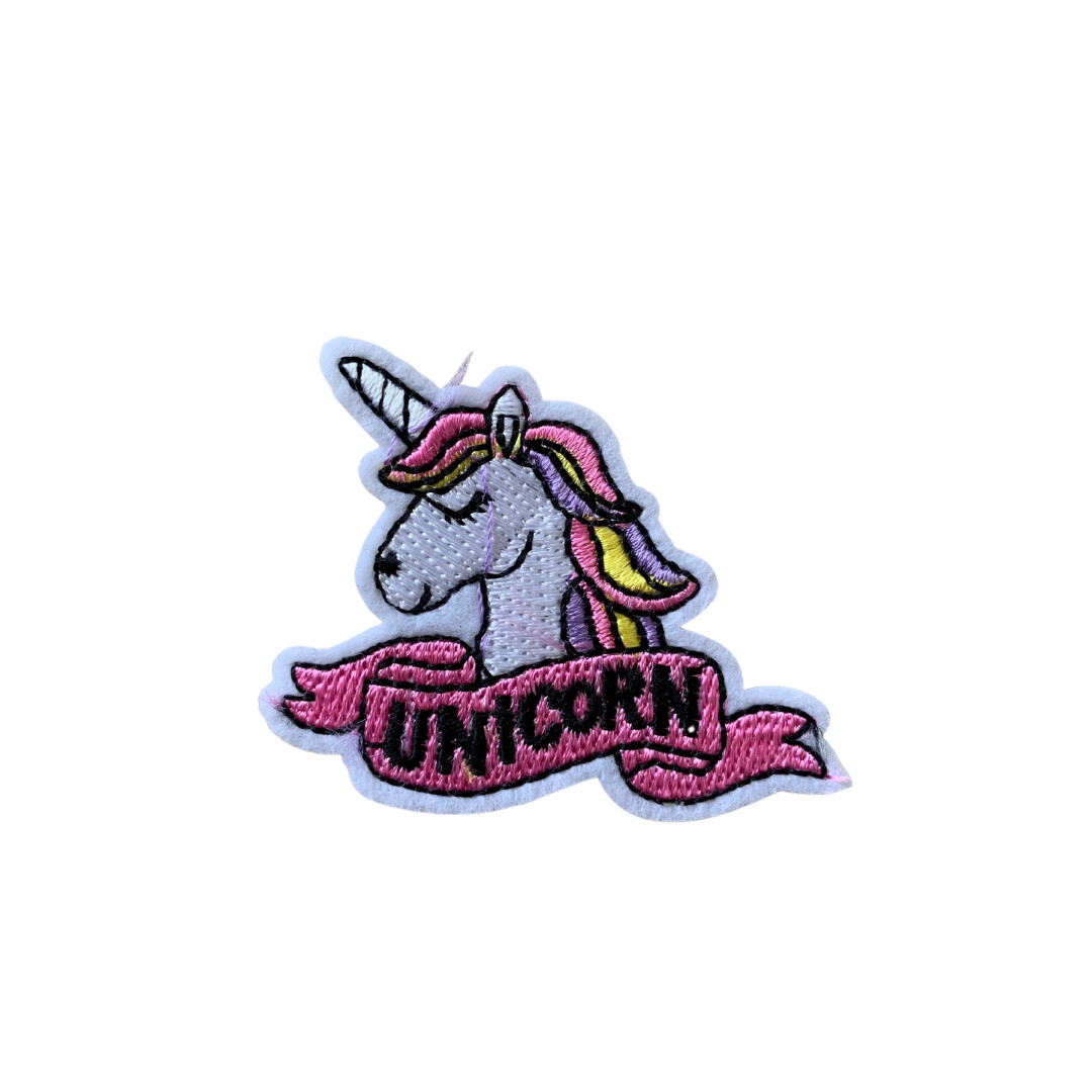 Unicorn strijkapplicatie
