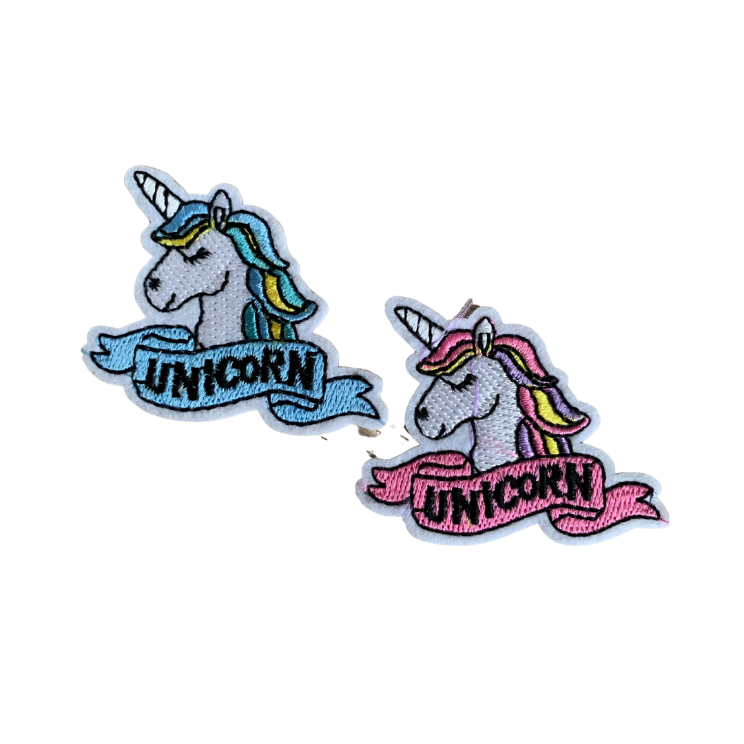 Unicorn strijkapplicatie