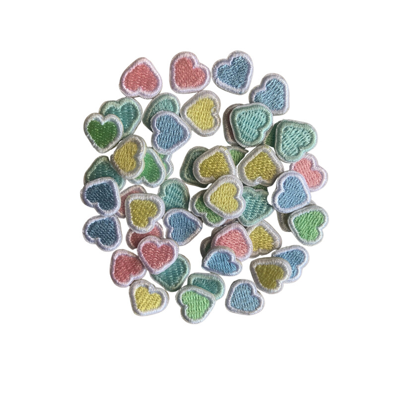 Hart (pastel) strijkapplicatie