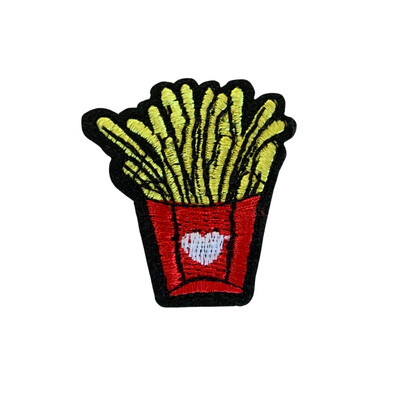 Frietje strijkapplicatie