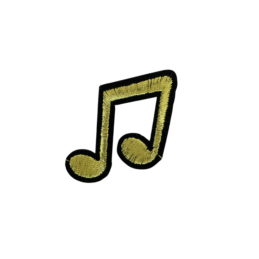 Muzieknoot strijkapplicatie