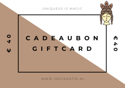 GIFTCARD 40 EURO