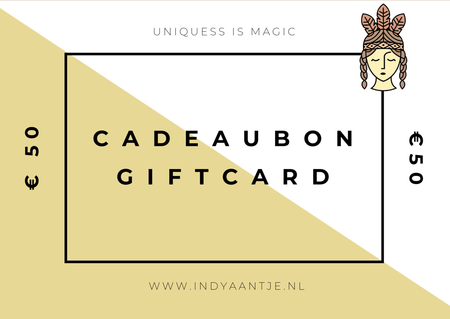 GIFTCARD 50 EURO