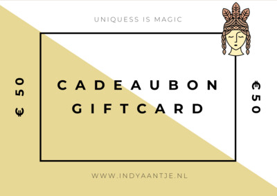 GIFTCARD 50 EURO