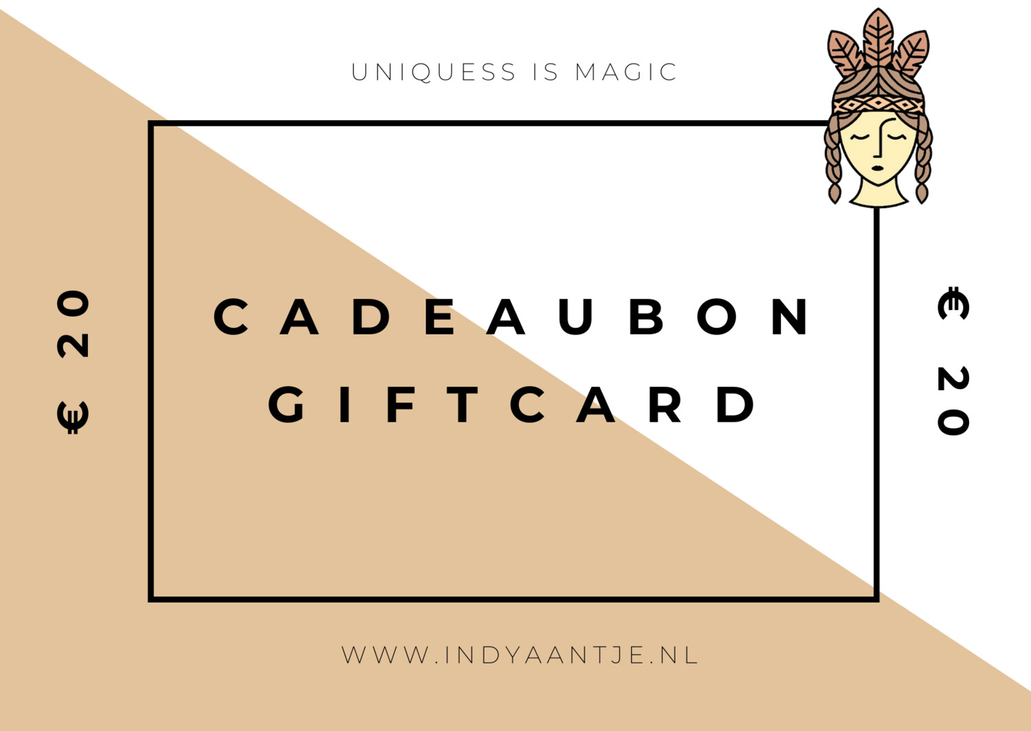 GIFTCARD 20 EURO