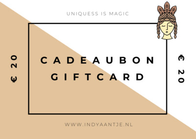 GIFTCARD 20 EURO
