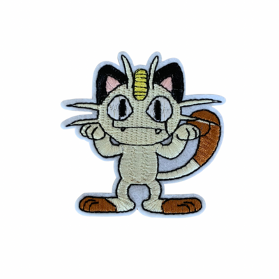 Pokemon Meowth Strijkapplicatie