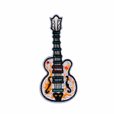 Gitaar strijkapplicatie