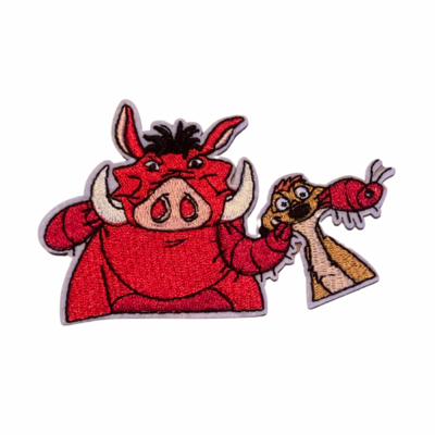 Timon en Pumbaa strijkapplicatie