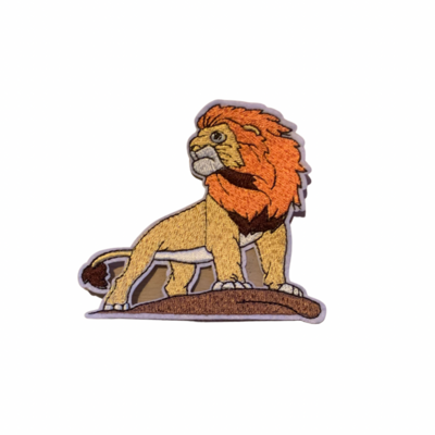 Mufasa Lion King strijkapplicatie