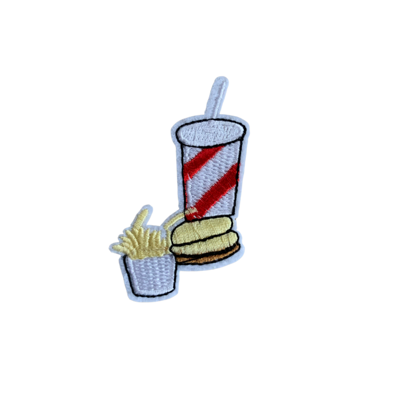 Junkfood Strijkapplicatie