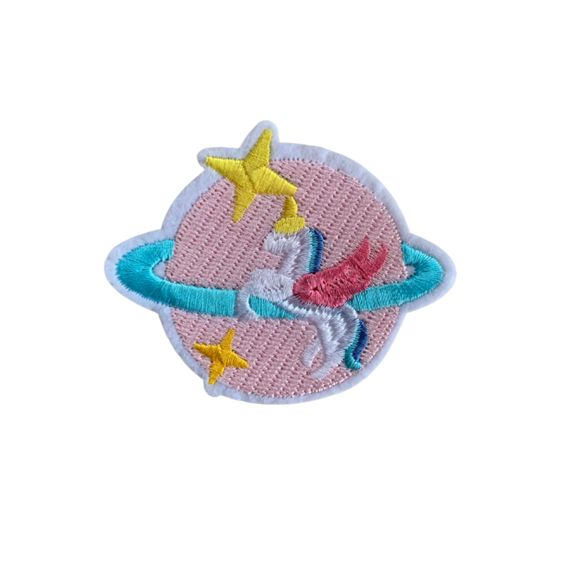 Unicorn Planeet Strijkapplicatie
