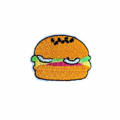 Hamburger strijkapplicatie