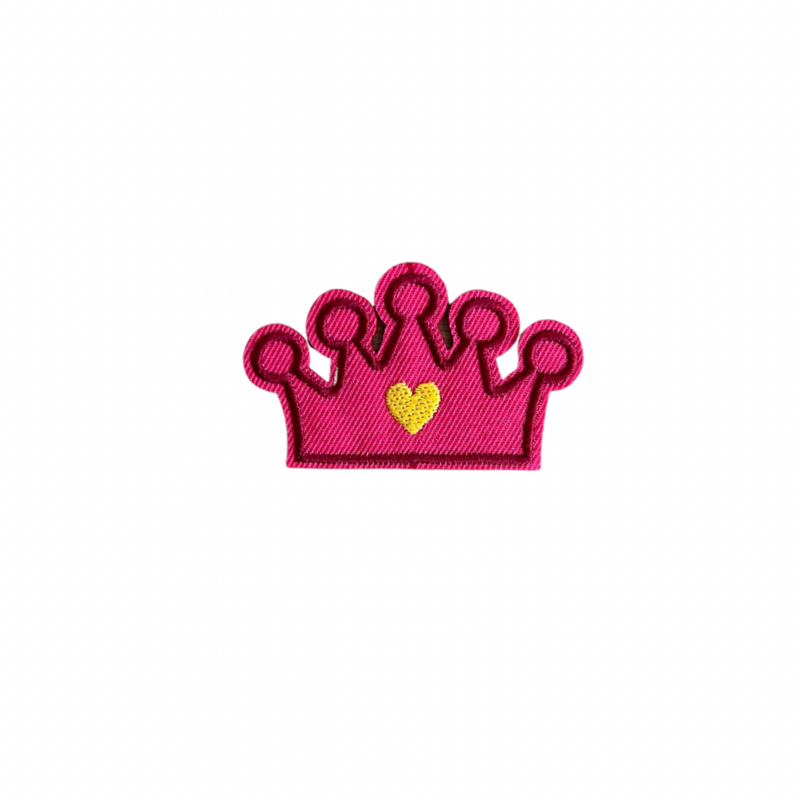 Girly Crown strijkapplicatie