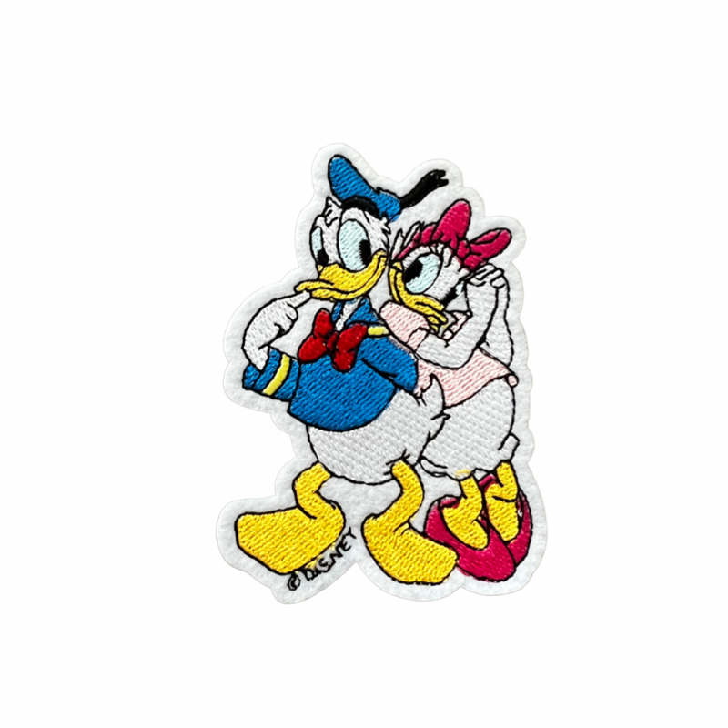 Donald Duck & Katrien  strijkapplicatie