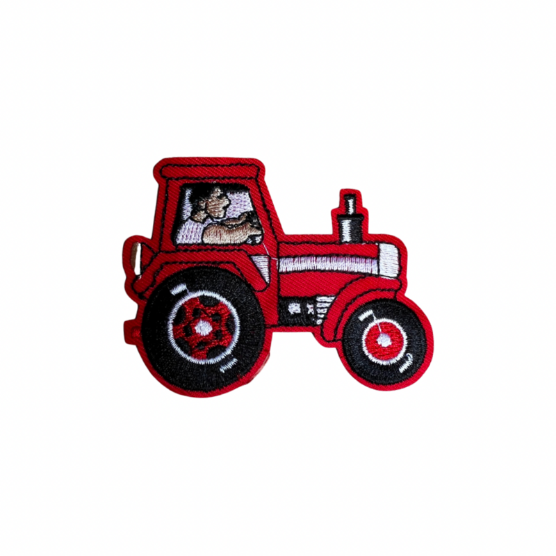 Tractor Rood strijkapplicatie