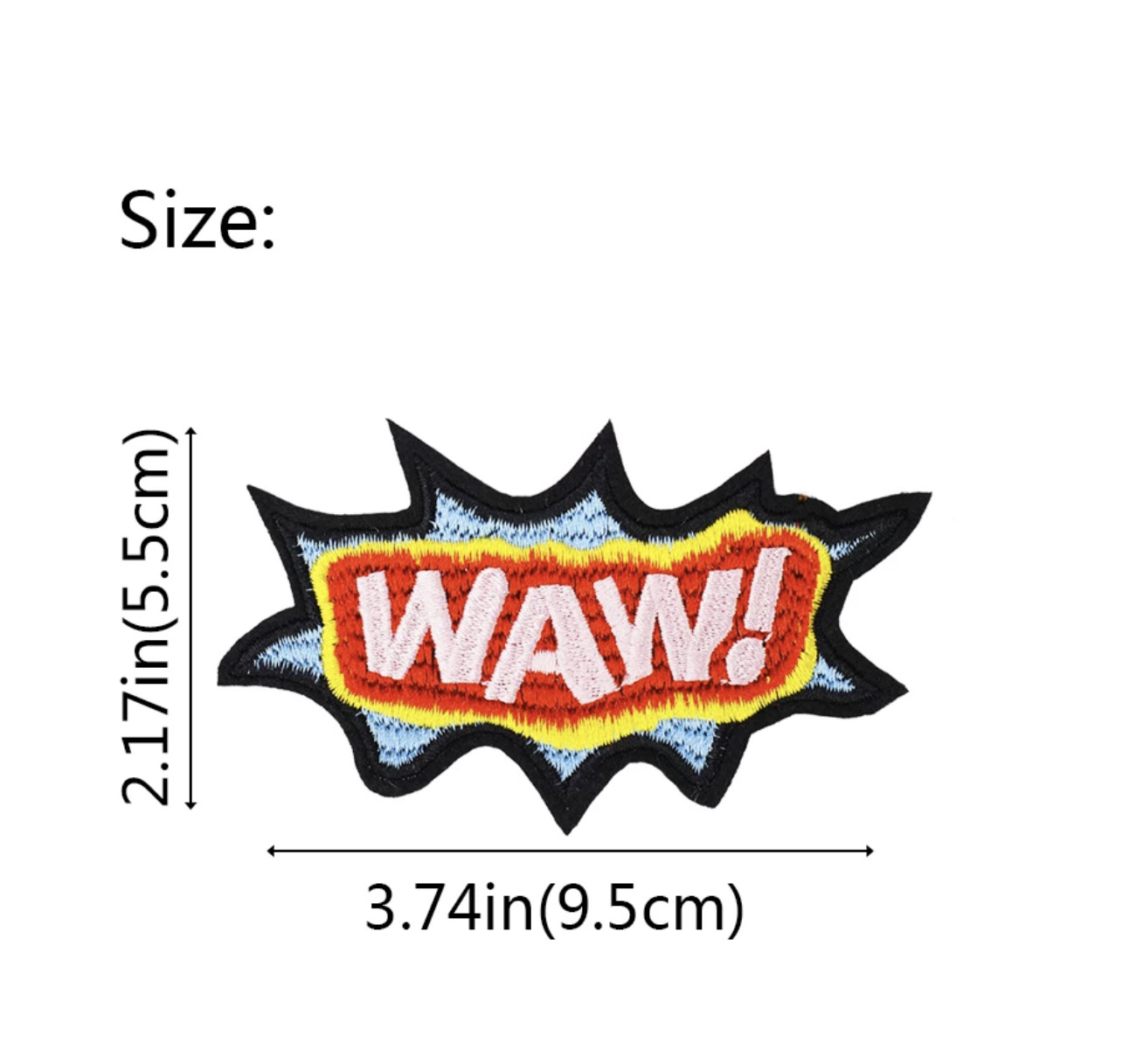 WAW! strijkapplicatie