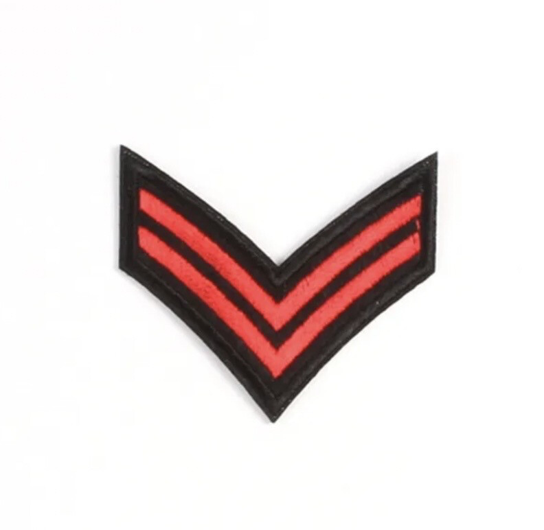Militair Button strijkapplicatie
