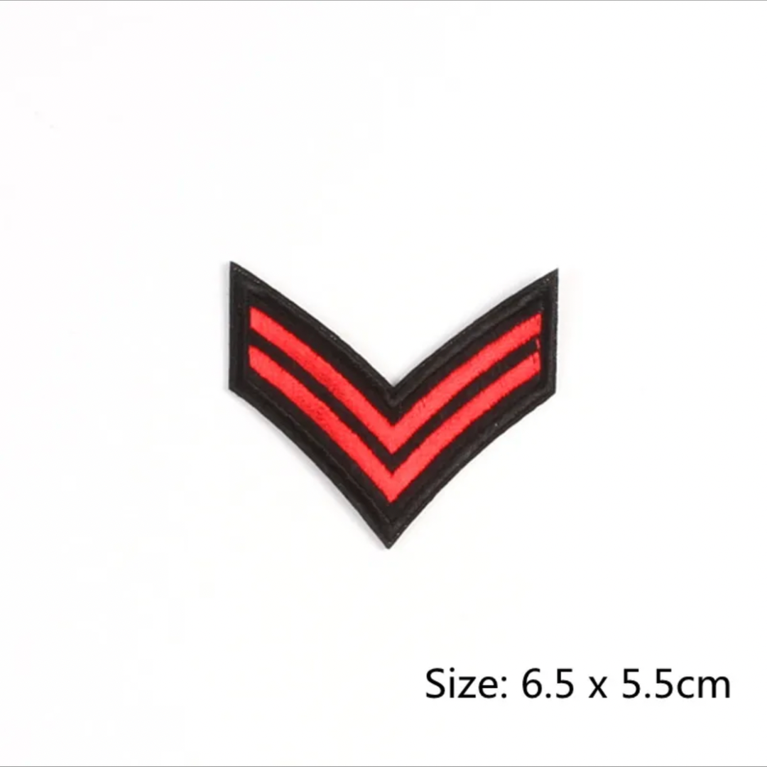 Militair Button strijkapplicatie