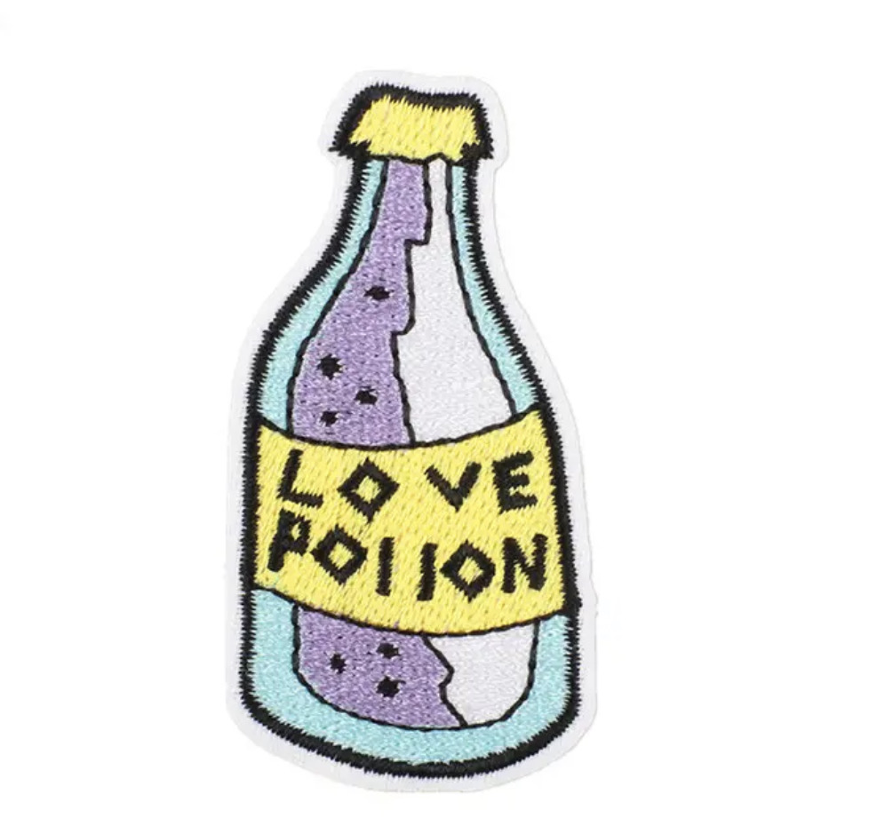 Love Drink Pastel strijkapplicatie