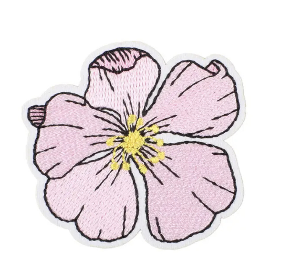Flower Pastel strijkapplicatie