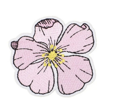 Flower Pastel strijkapplicatie