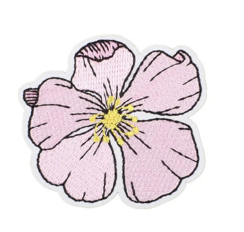 Flower Pastel strijkapplicatie