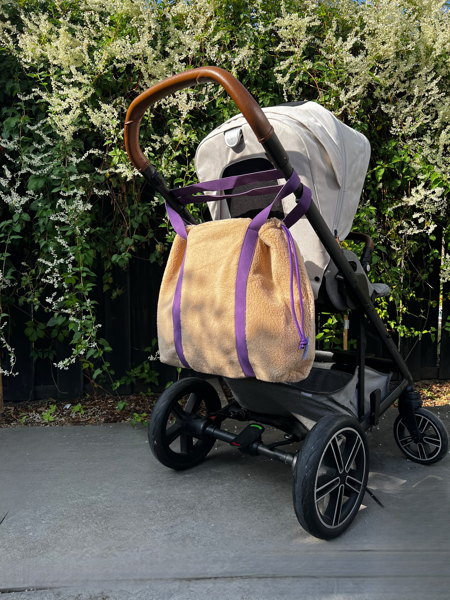 Teddy Noev Beige Mom Bag