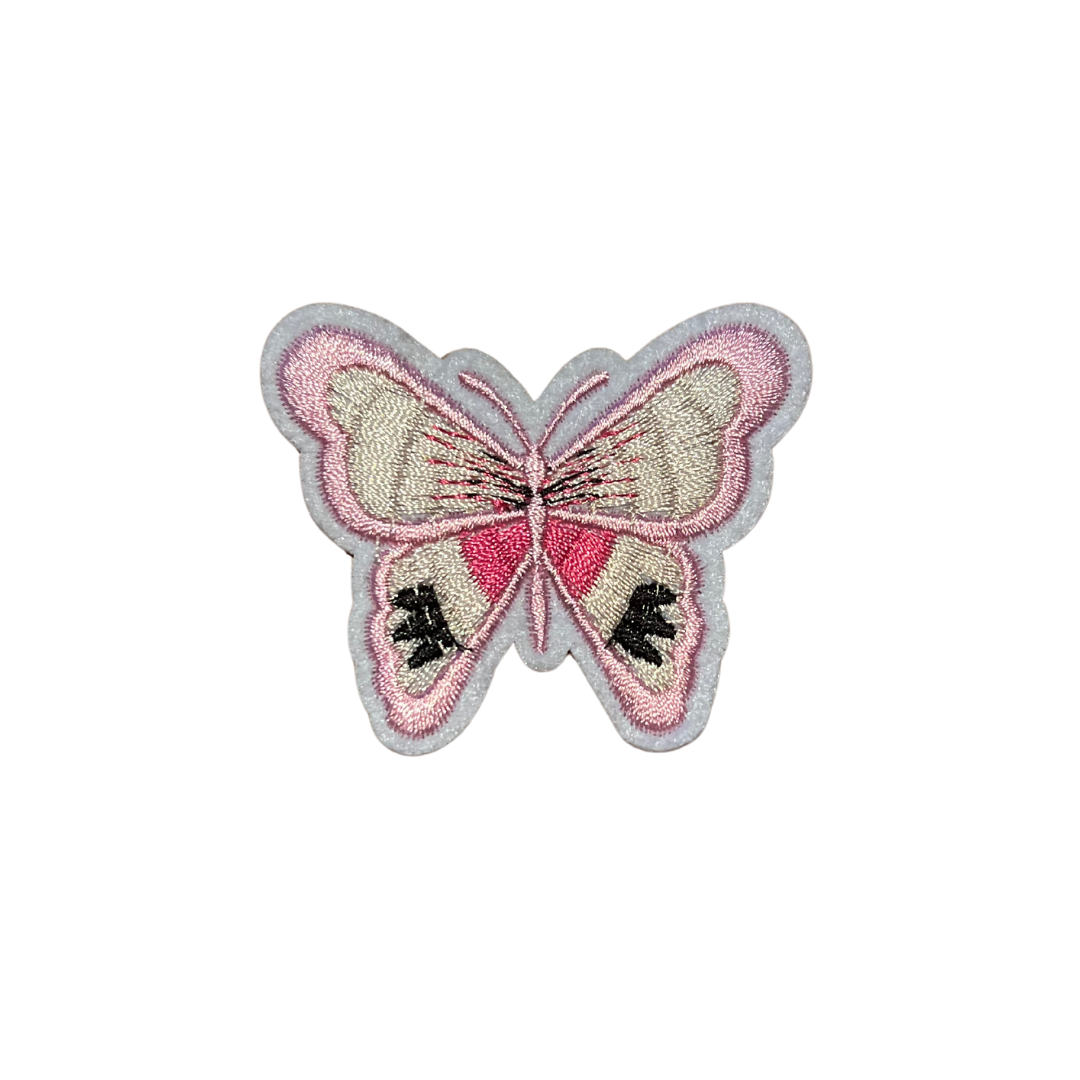 Vlinder Roze strijkapplicatie