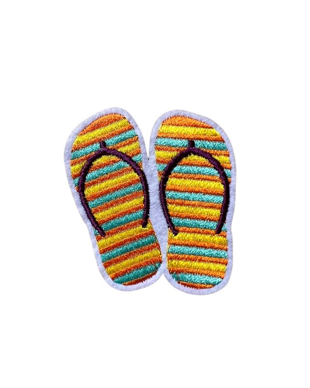 Summer slippers Strijkapplicatie