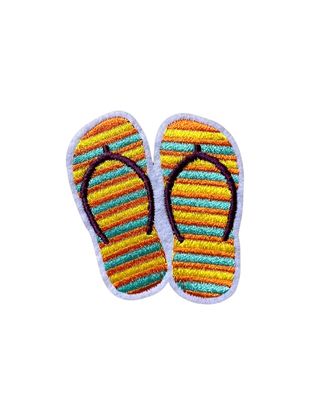 Summer slippers Strijkapplicatie