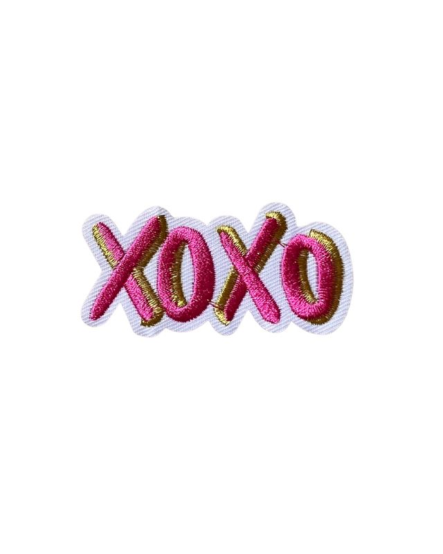 Xoxo kus strijkapplicatie