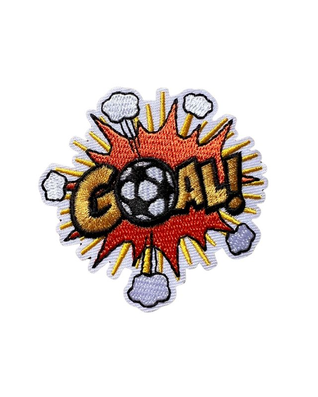 Goal voetbal Strijkapplicatie